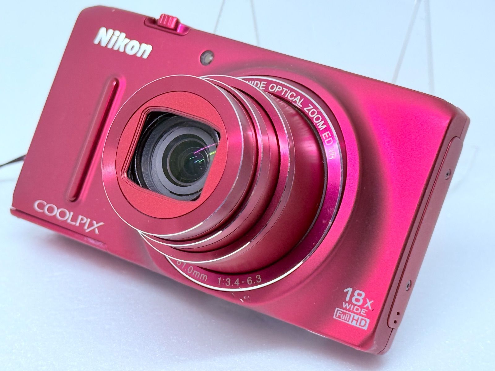 Nikon coolpix S9400 ヴェルヴェットレッド 動作確認済 平成コンデジ