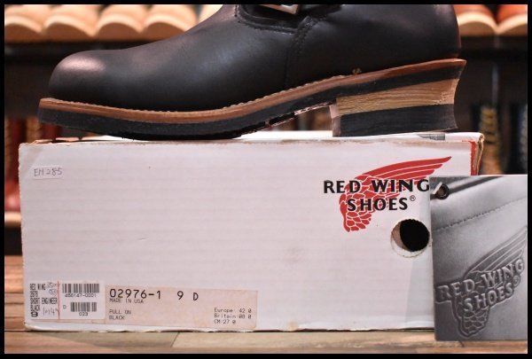 9D 箱付 美品 09年】レッドウィング 2976 ショート エンジニア 黒 ブラッククローム スチールトゥ ブーツ redwing  HOPESMORE【EH285】 - メルカリ