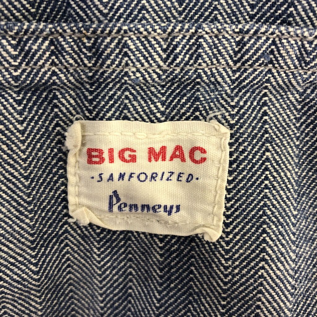 60年代 BIG MAC ビッグマック ヘリンボーンツイル オールインワン