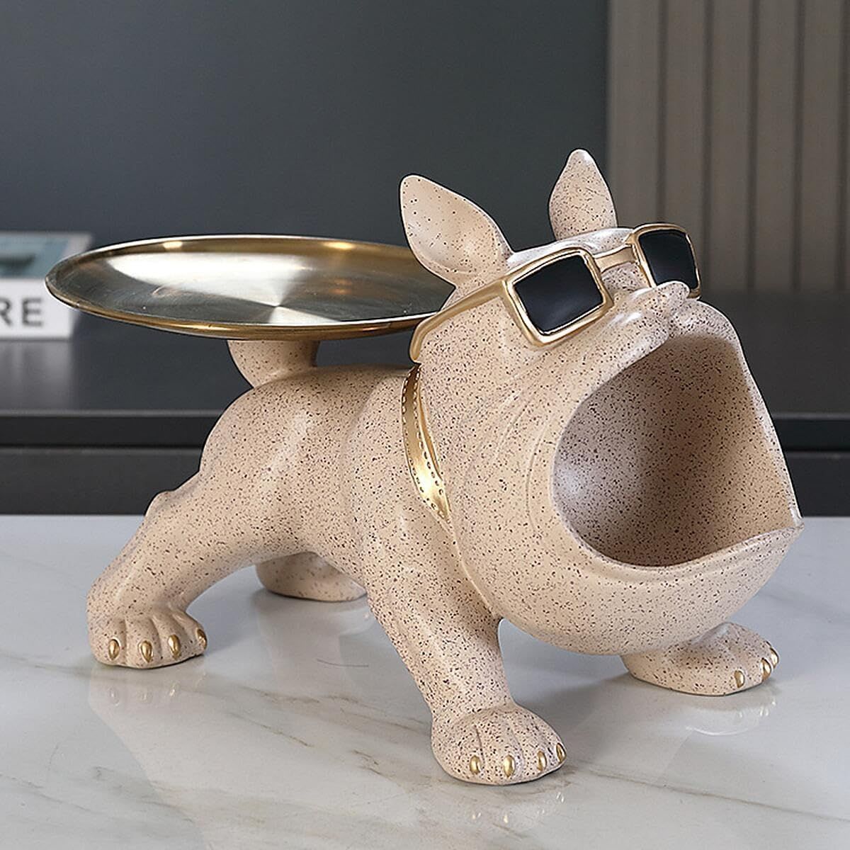 アクセサリートレイ 卓上 収納 小物入れ フレンチブルドッグ UT-05BL アクセサリートレイ 卓上 収納 小物入れ フレンチブルドッグ UT
