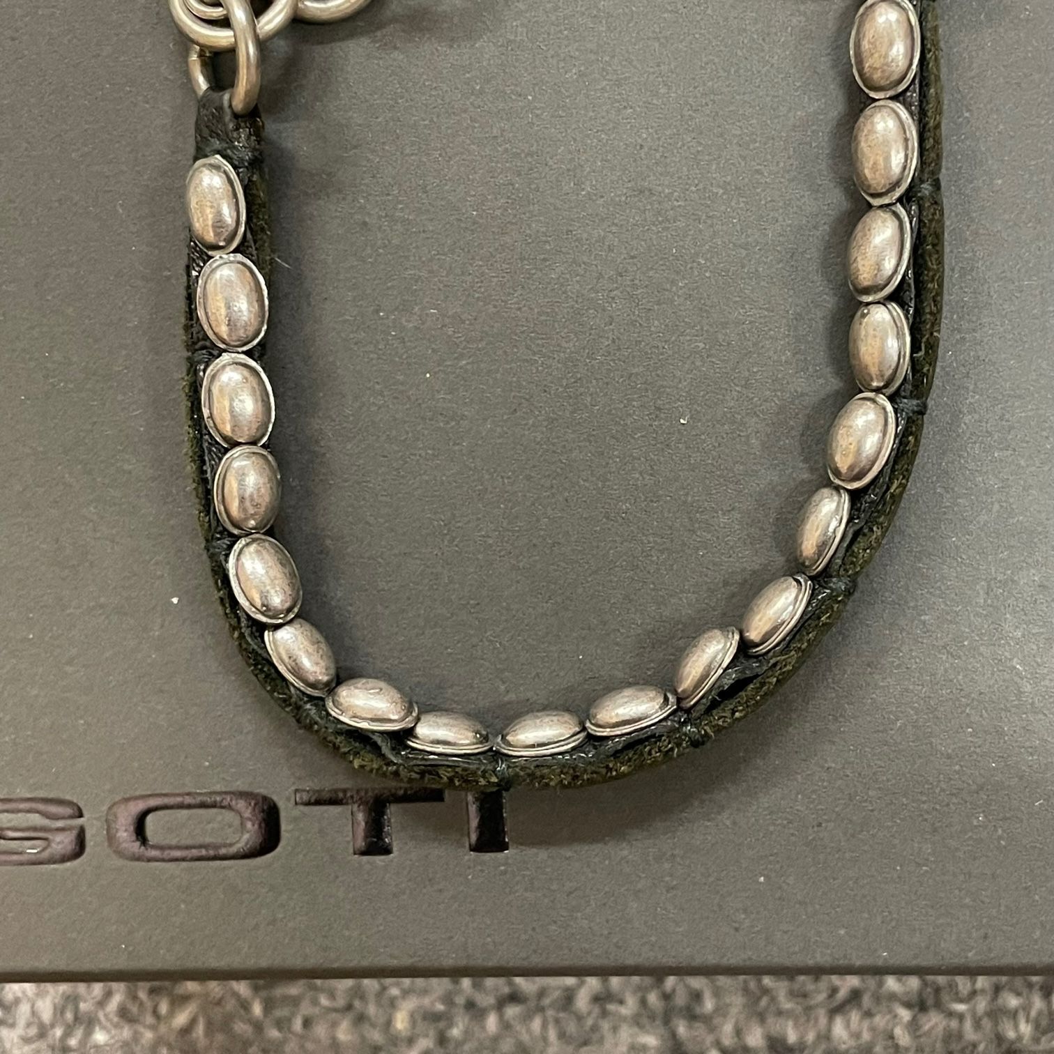 GOTIシルバー3連ブレスレット