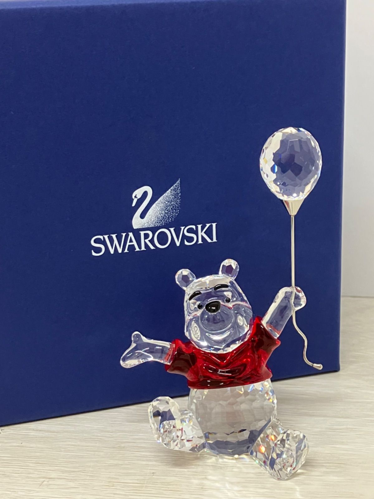 スワロフスキー　プーさん　置物 SWAROVSKI スワロフスキー ディズニー くまのプーさん オブジェ