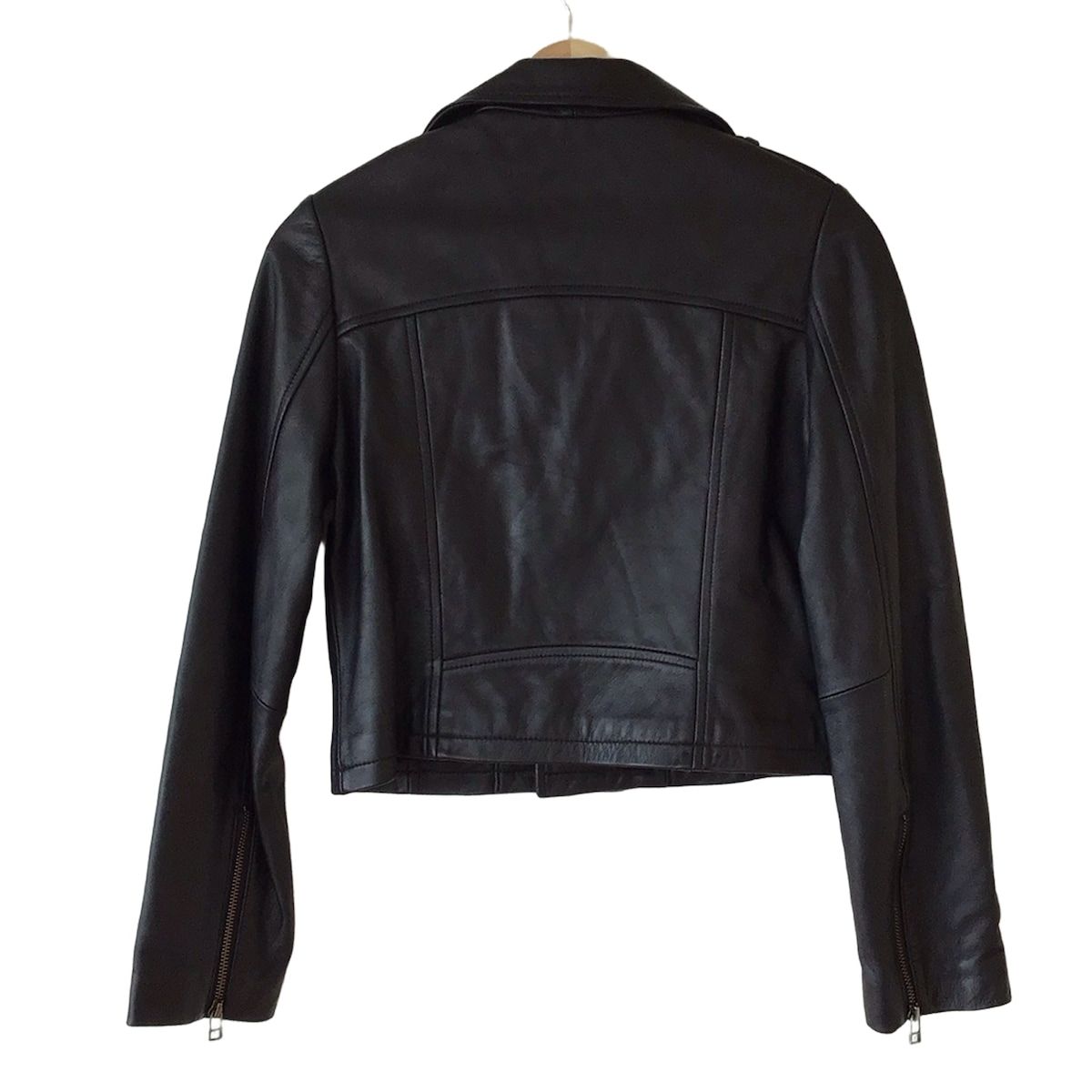 Emiria Wiz エミリアウィズ ライダースジャケット サイズM レディース - 黒 長袖 レザー 春 秋