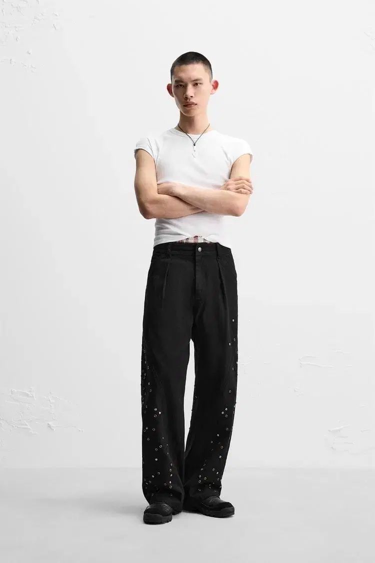 Zara Andersson Bell スタッズ Studs パンツ ザラ ZARA(ザラ) x Andersson Bell(アンダースンベル) リラックス