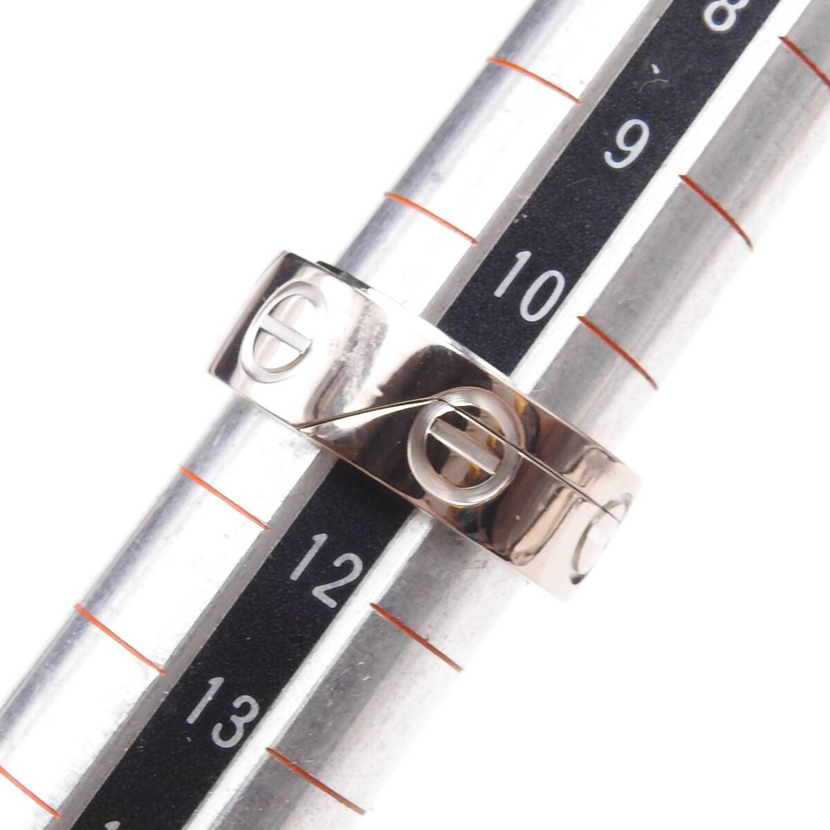 希少品 Cartier カルティエ リング アストロ ラブ 11号 / #51 K18WG 