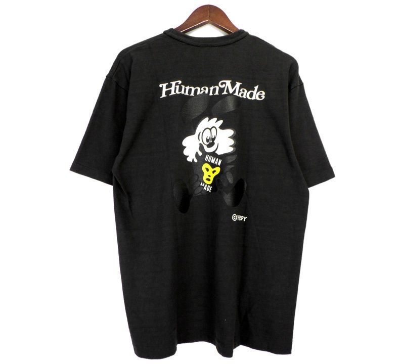 ヒューマンメイド HUMAN MADE × ヴェルディ VERDY 25SS 【 T-Shirt XX29TE002 】 ロゴ プリント 半袖 Tシャツ w22394