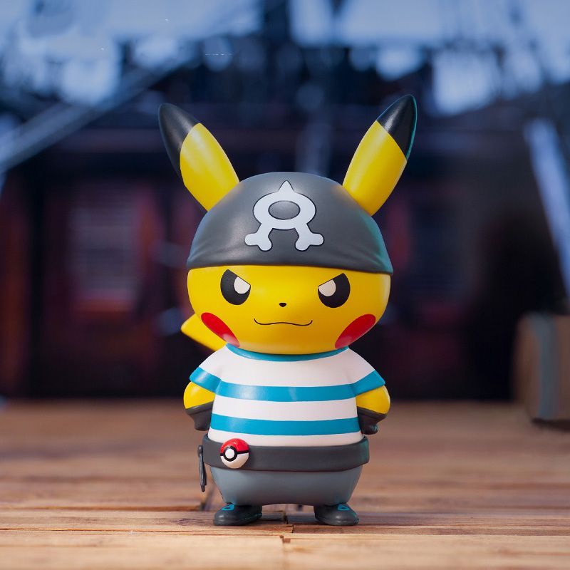 【美品】団員ごっこピカチュウ　悪の組織　7点まとめ売り　ポケモンセンター限定 ポケモン団員ごっこピカチュウ コレクション 全7種 箱凹みあり