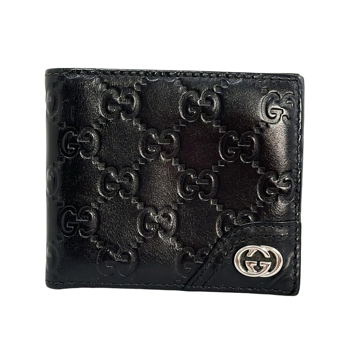 GUCCI グッチ 札入れ ニューブリット 181674 黒 レザー