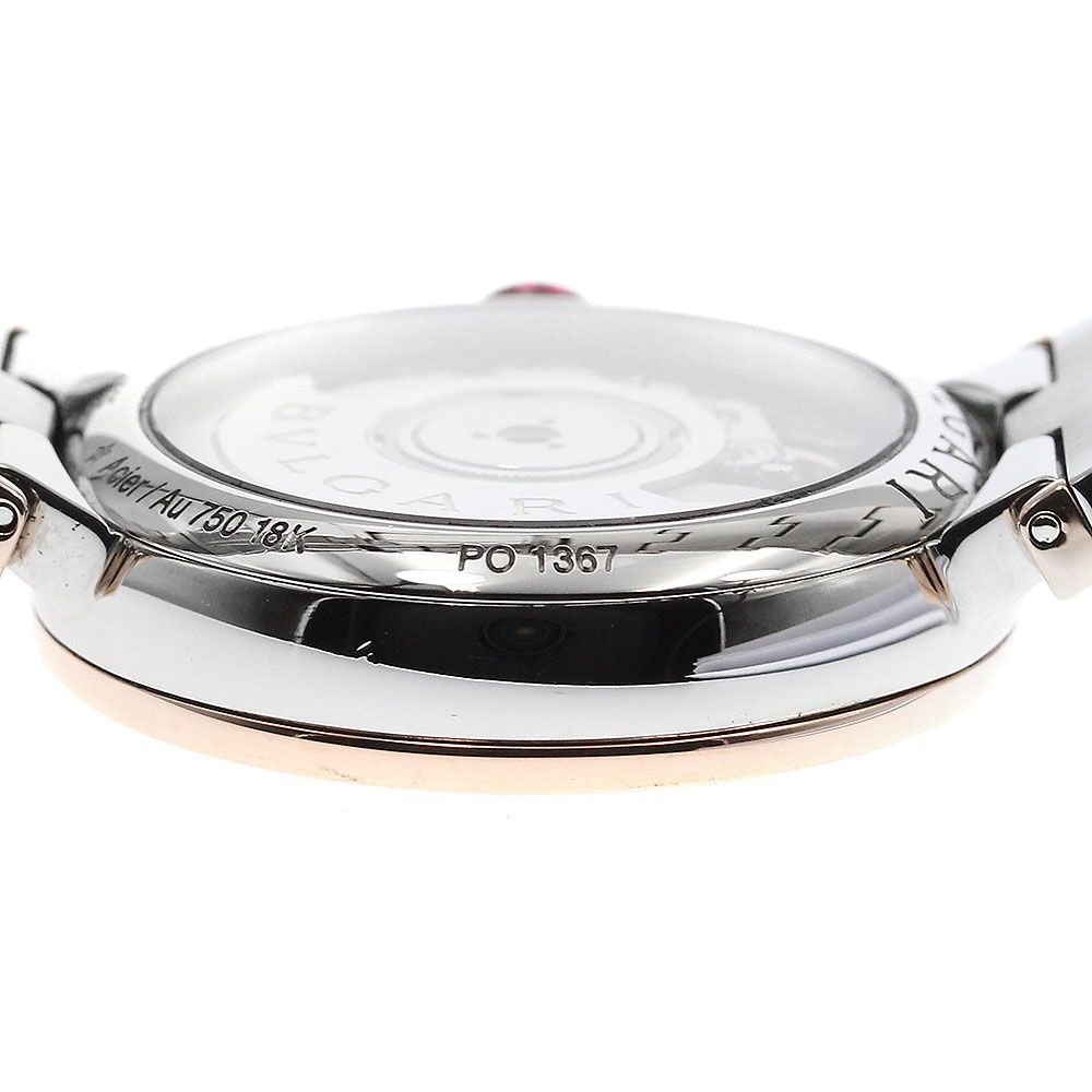 ブルガリ BVLGARI LUP33SG ルチェア デイト 自動巻き レディース良品_  