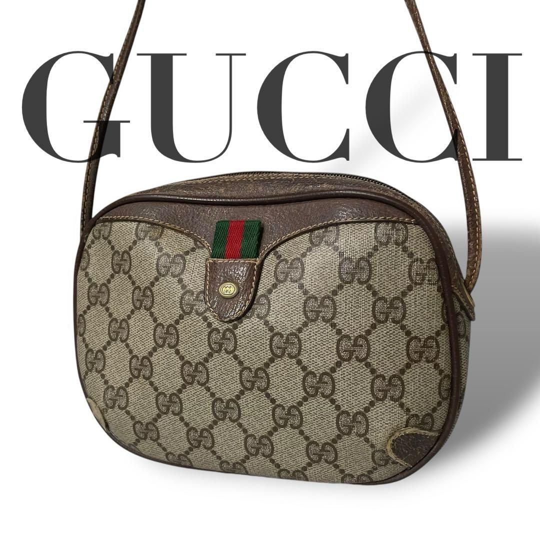 GUCCI オールドグッチ GG柄 巾着 ショルダーバッグ グッチ ショルダーバッグ オールドグッチ/GG柄 巾着型 GUCCI GUCCI