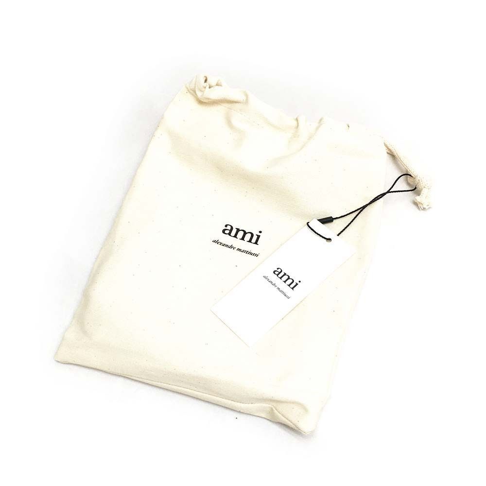 新品 AMI PARIS アミパリス USL502.AL0036 0015 Paris Paris ポーチ 