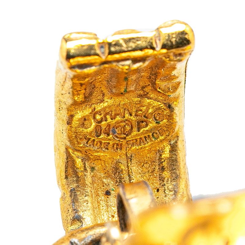 シャネル ヴィンテージ ココマーク スイング ゴールド メッキ  