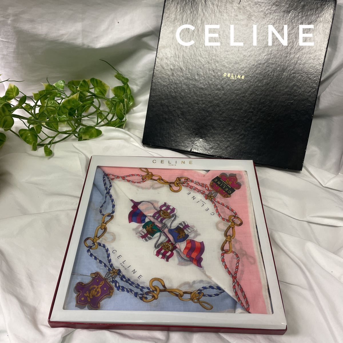 CELINE セリーヌ ハンカチ スカーフ - 通販 - pinehotel.info