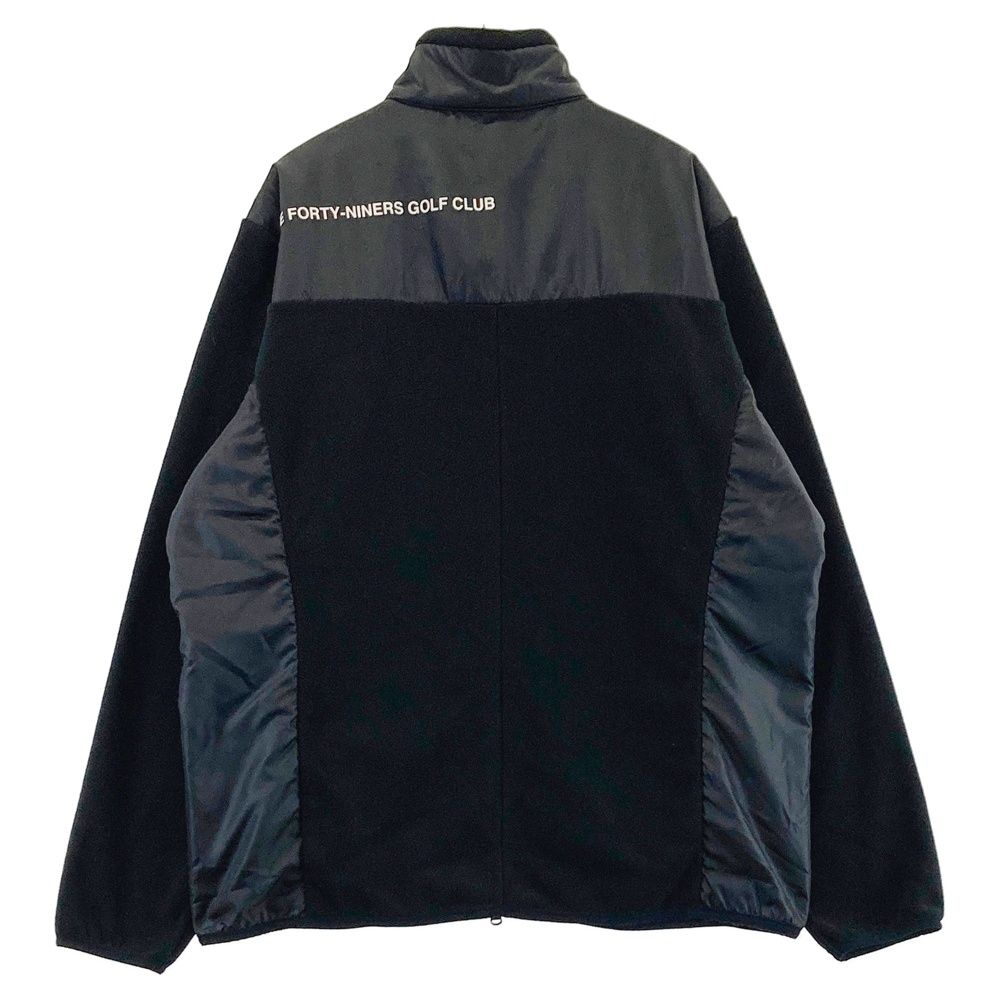 サイズ L TFW49 ティーエフダブリューフォーティーナイン フリース 切替 ジップジャケット ブラック系 240101478694 ゴルフウェア メンズ ストスト