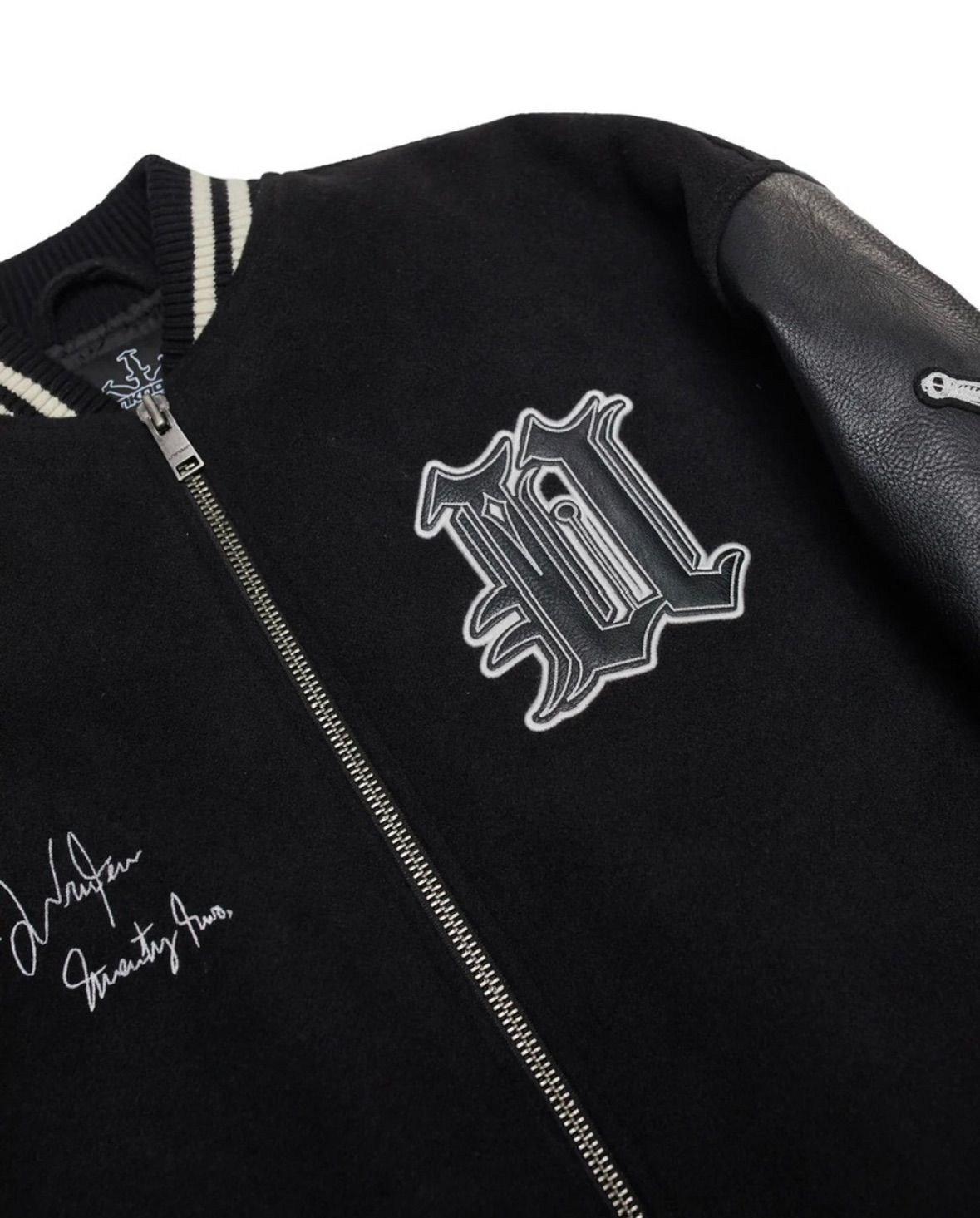UNKNOWN LONDON LOGO VARSITY JACKET KANDAIZUMI_COM