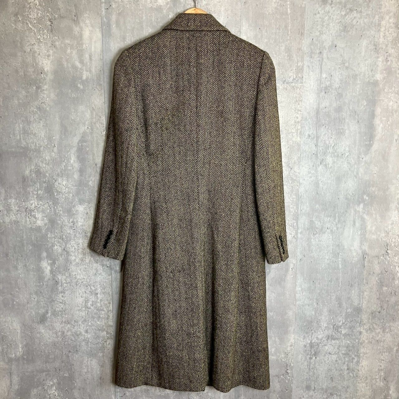 ラルフローレン チェスターコート アルパカ混 ツイード ヘリンボーン