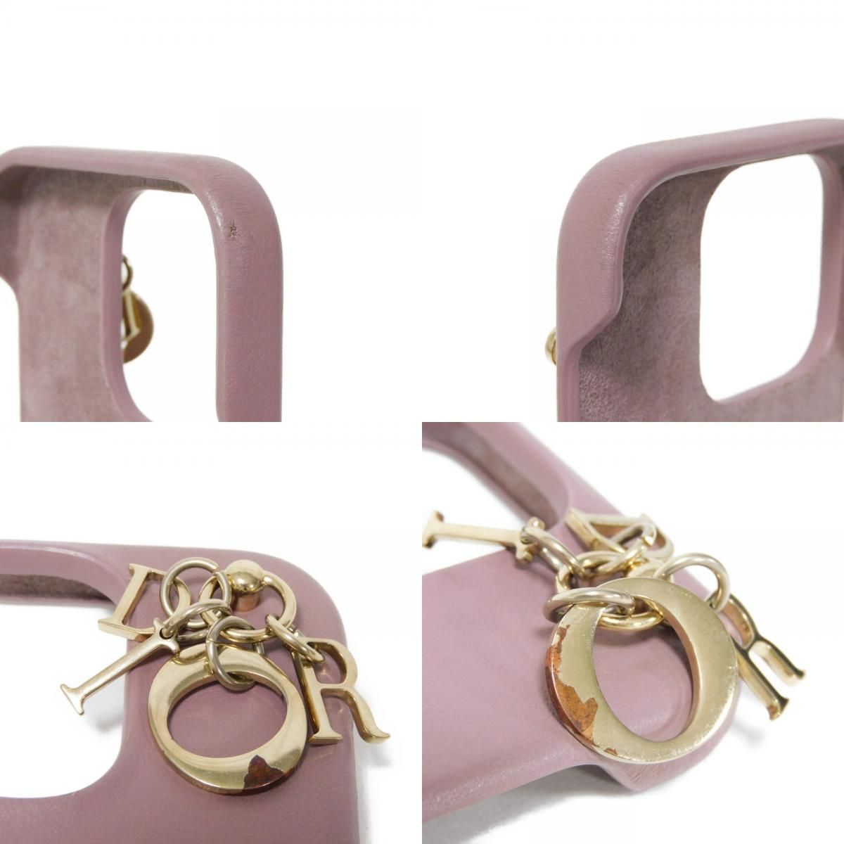 Dior ディオール LADY DIOR iPhone 14 PRO ケース ロゴチャーム ステッチ ラムスキン カナージュ ピオニーピンク スマホケース S0988ONMJ_M81P WWW_OPDRERGINERDOGAN_COM