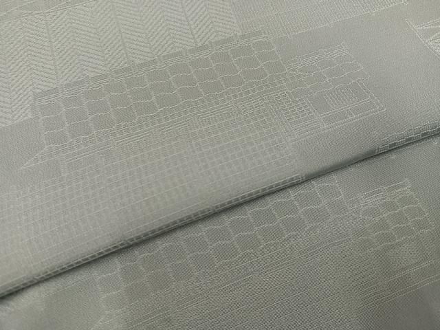 平和屋着物●上質な色無地 風景地紋