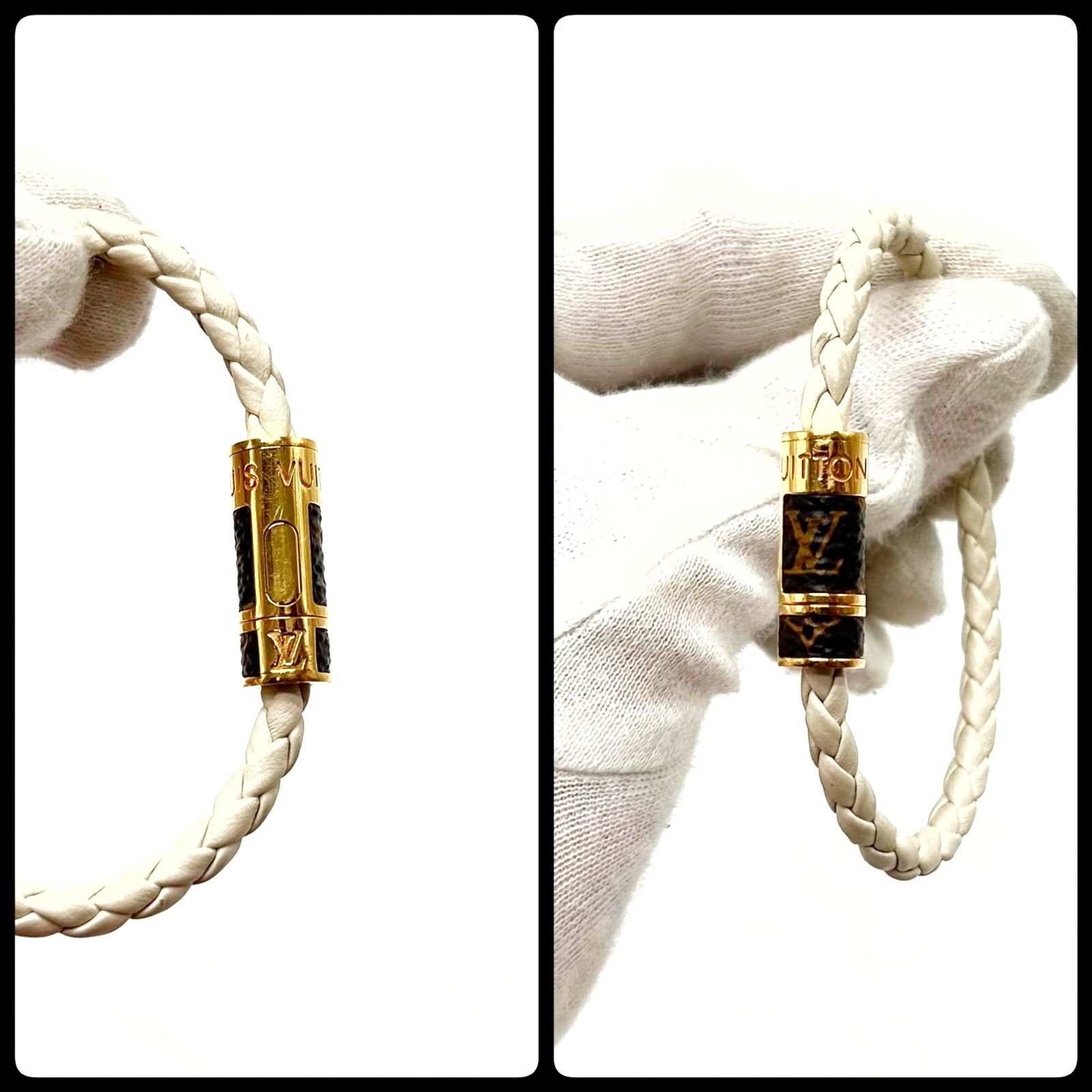 美品 LOUIS VUITTON ルイヴィトン M6589 ブラスレ ブレイド イット 