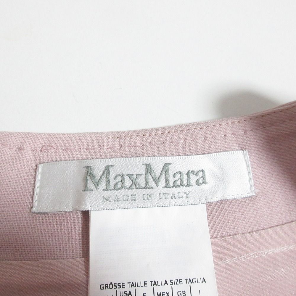 美品 Max Mara マックスマーラ ウール ショートスリーブ