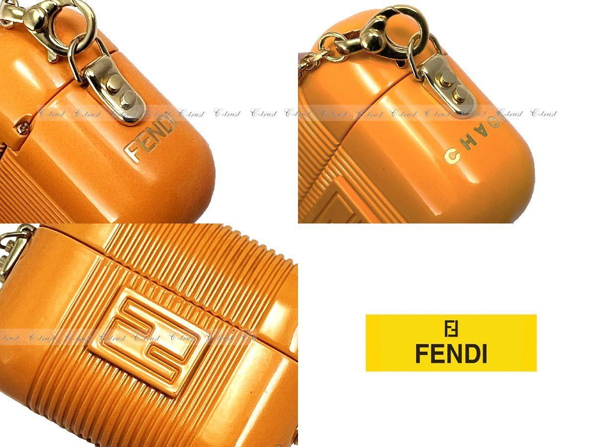 訳あり】 FENDI × CHAOS フェンディ カオス コラボ Airpods Pro case エアーポッズ ケース イタリア製  7AR932K1TF1EFY ☆ ORANGE J831.. - メルカリ