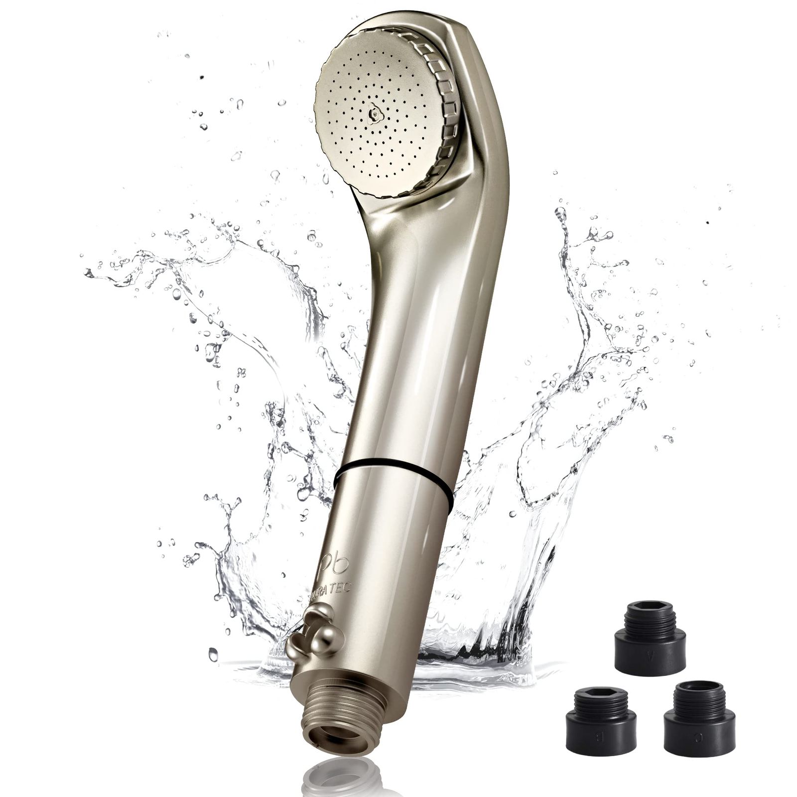 ピュアブルII シャワーヘッド マイクロナノバブル 日本製 軽いヘッド 敏感肌にも優しい ファインバブル ナノバブル シャワーヘッド 正規品 シャンパンゴールド