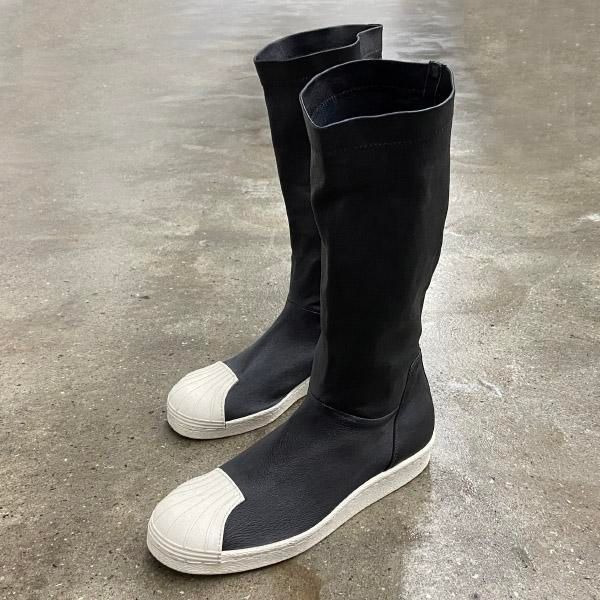 Rick Owens × adidas スーパスター ラムレザーソックスブーツカラー