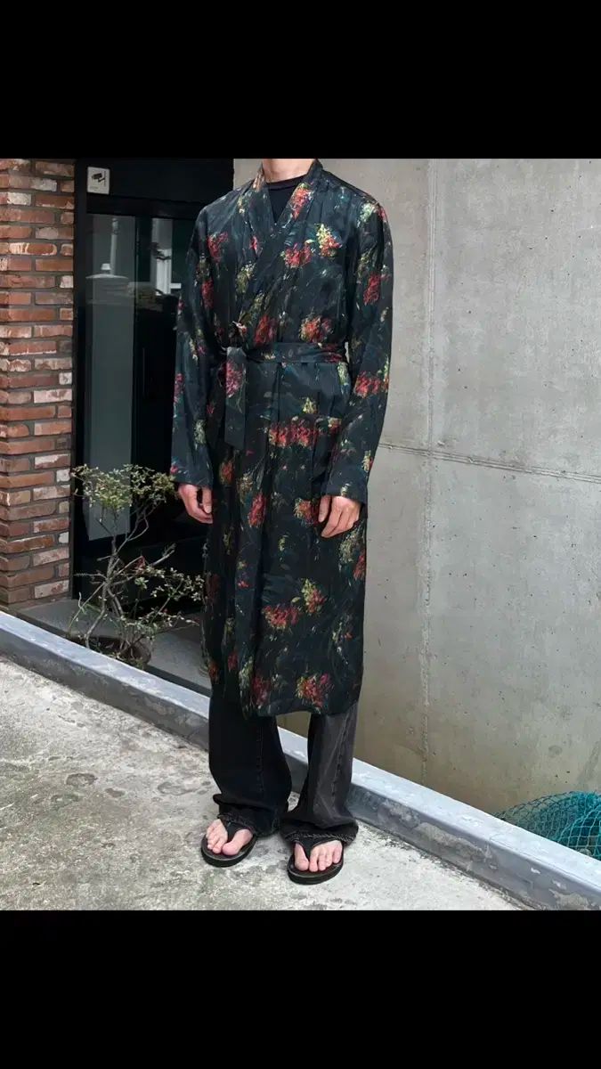 乾く 半 ノートン チャールズ ロング ローブ マルチ 48