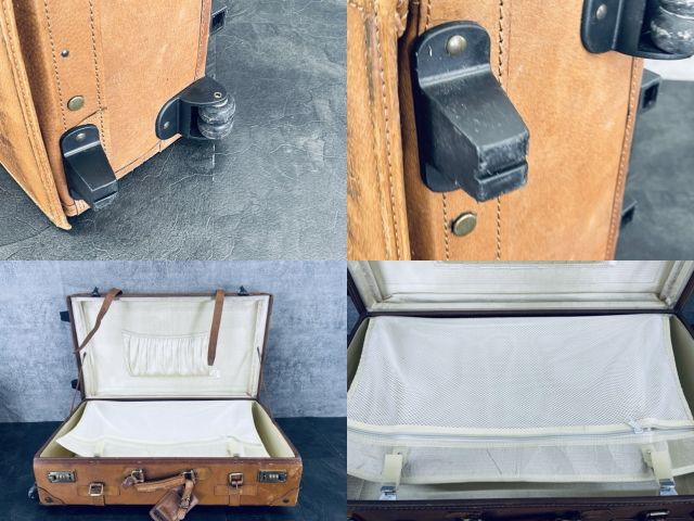 キャリーケース 【中古】 EURASIA ユーラシア レザー トランクケース