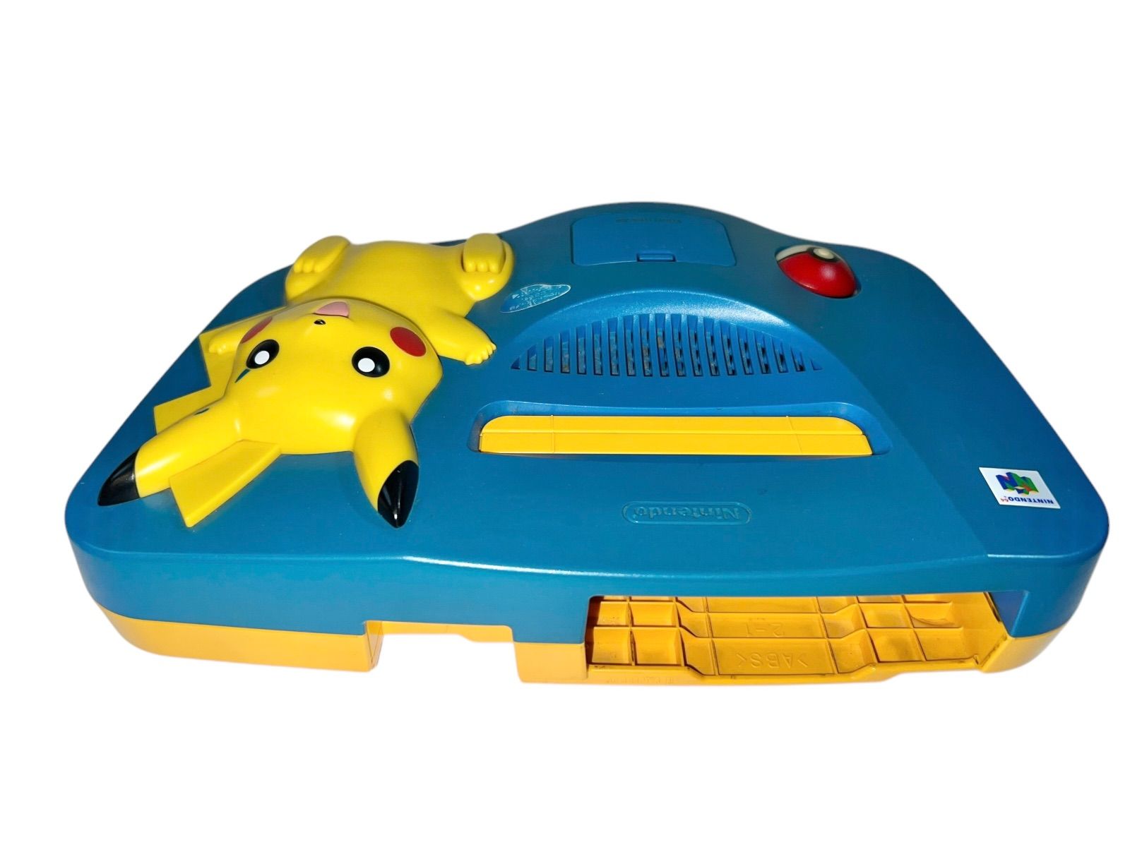 N64 ニンテンドー64 ピカチュウ 本体 ブルー&イエロー コントローラ2台