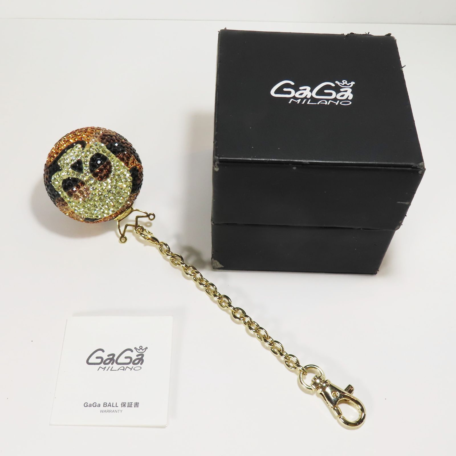 美品 GAGA MILANO GAGA BALL ガガミラノ ガガボール キーホルダー 箱