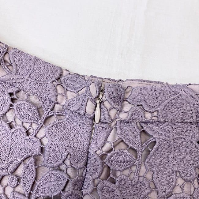 マーリエルカセット スカート パープル ec-20342 クリーニング済み  