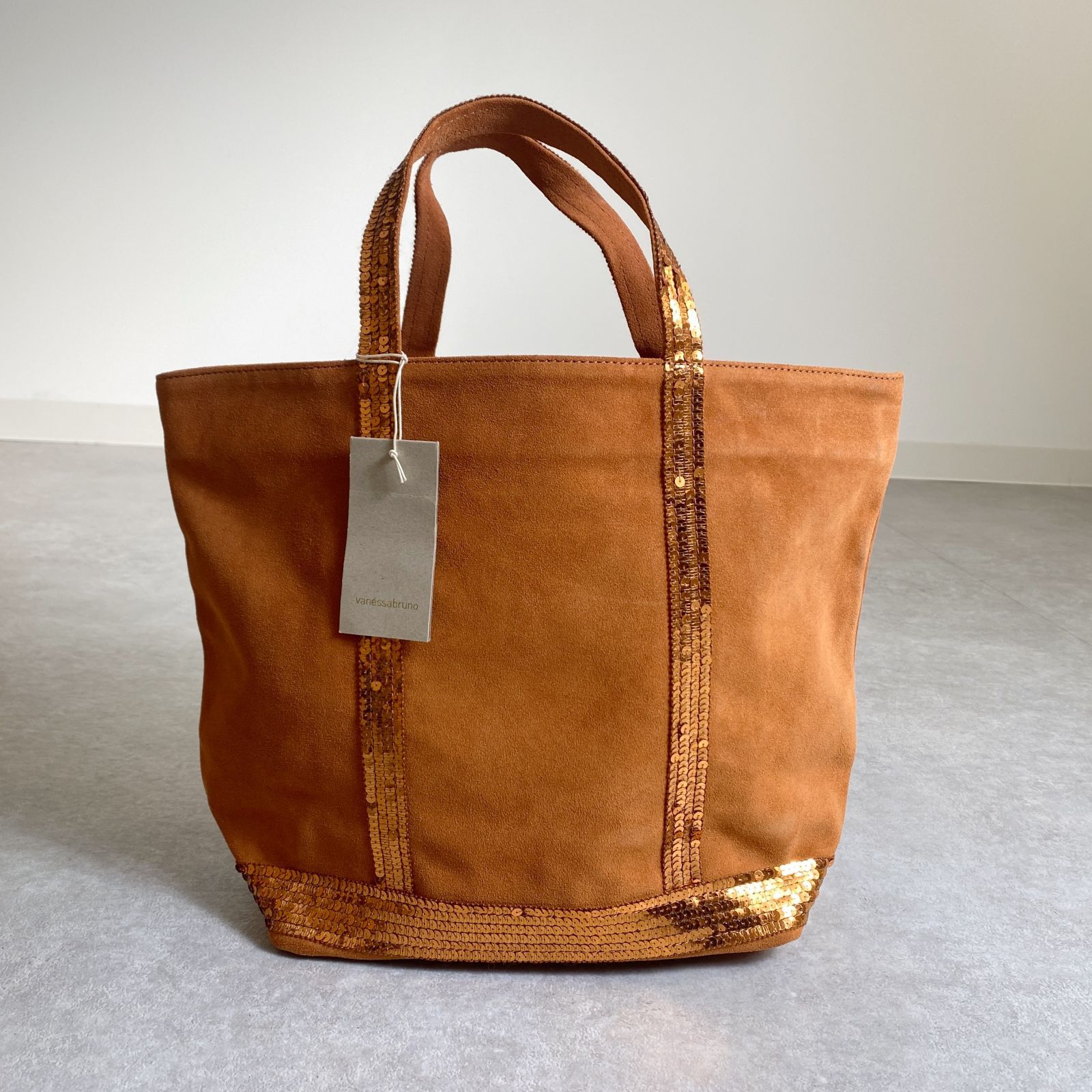 ☆定価4.5万/新品タグ付未使用/vanessabruno/CABAS 牛革 スウェード 