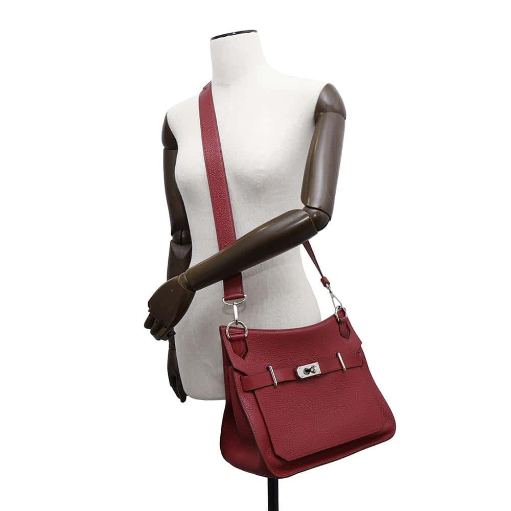 エルメス ジプシエール31 ルビー/シルバー金具 トリヨンクレマンス □R  