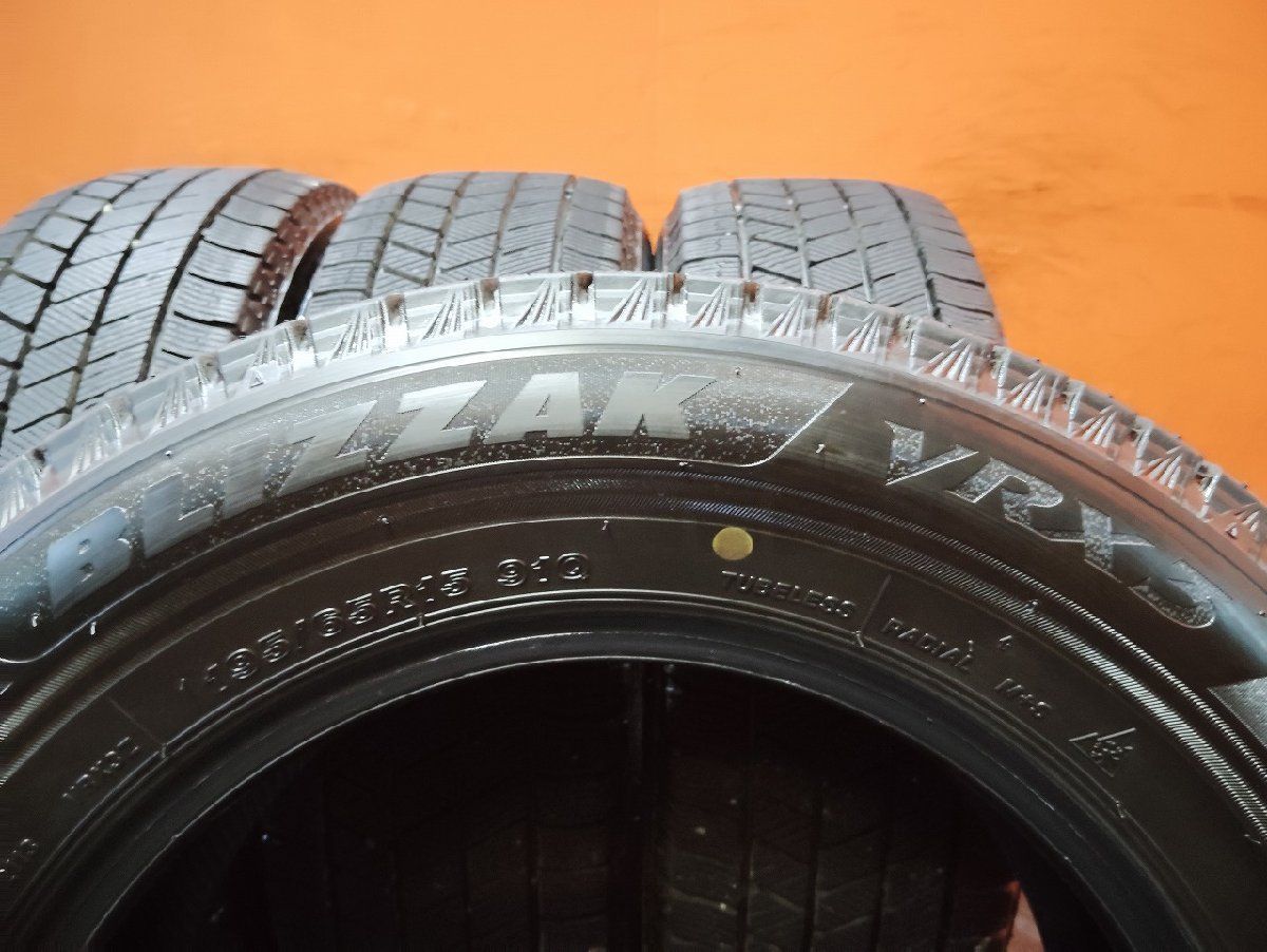 走行短め】BS BRIDGESTONE BLIZZAK VRX3 195/65R15 15インチ