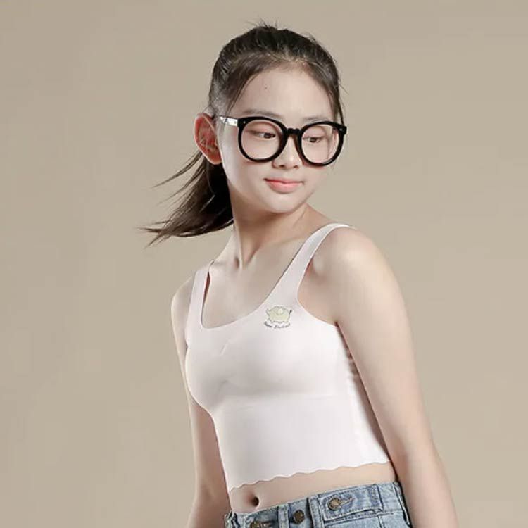 ブラ透け JC ファーストブラ インナー 子供 選べる長さ 選べる長さ 取り外しカップ付き 女の子 ジュニア 透けにくい ガールズ 下着 肌着 ストレッチ キッズ ブラジャー キッズ 抗菌 小学生 高学年 中学生 M #dkhsh591412 - メルカリ