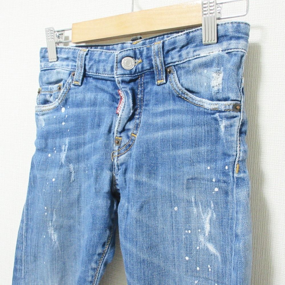 美品 Dsquared2 ディースクエアード キッズ 子供服 ストレッチ