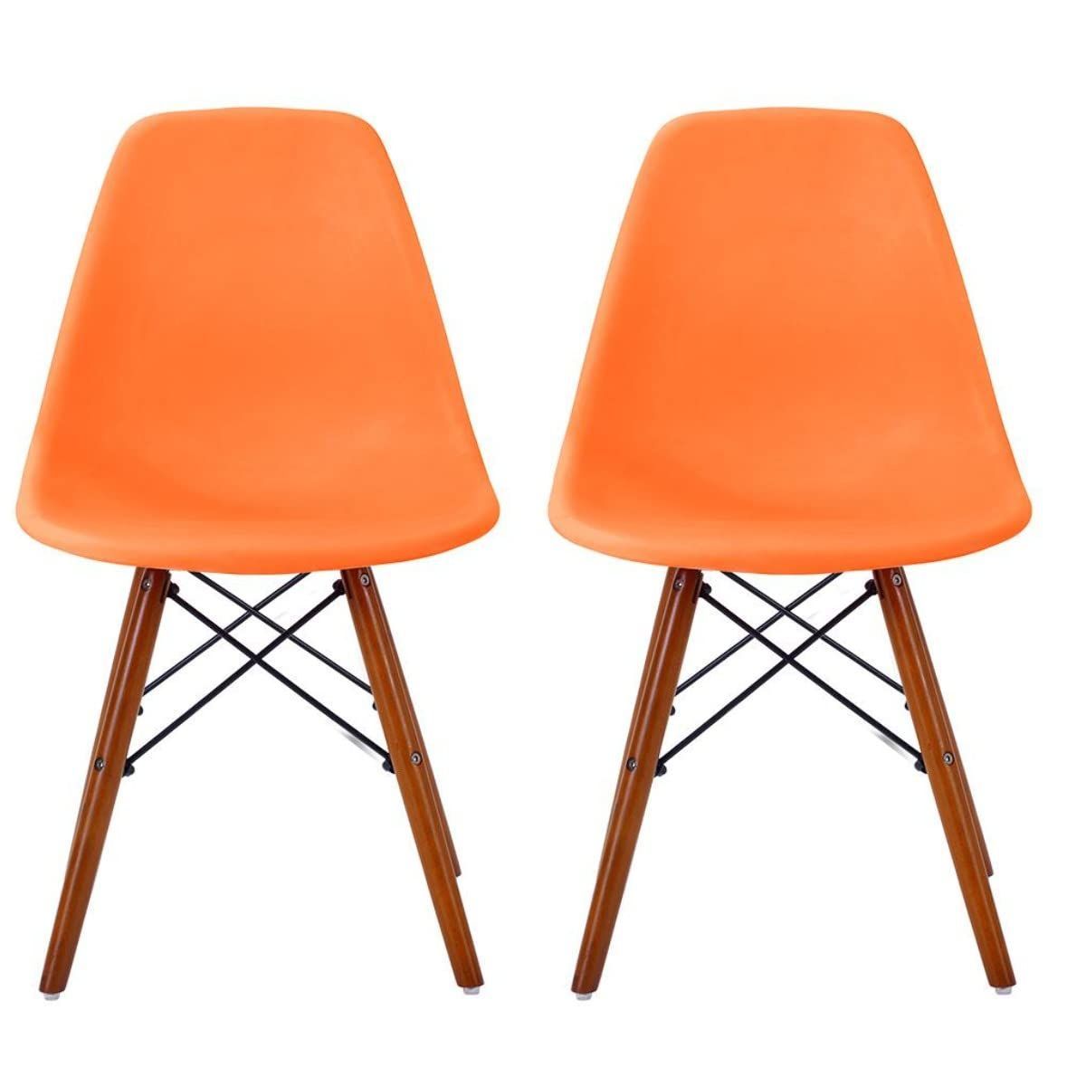 オレンジ ダイニングチェア 約幅41*奥行き54*高さ81cm オーエスジェイ OSJ 一人がけチェア