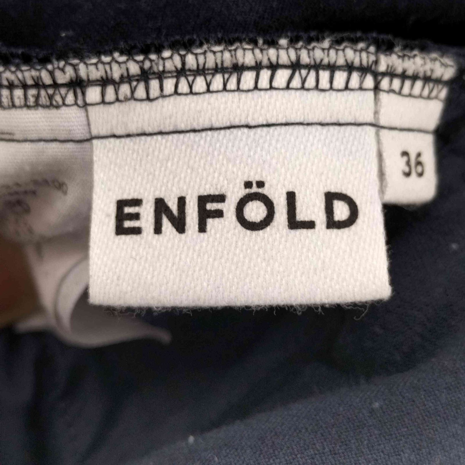 エンフォルド ENFOLD ダブルクロスタックパンツ レディース JPN