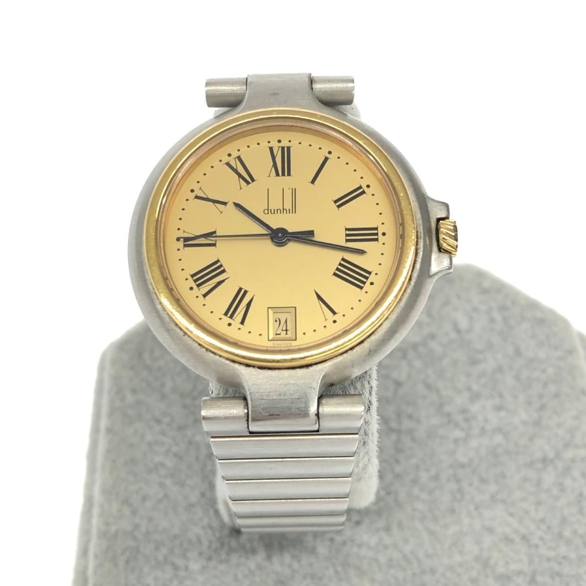 dunhill ダンヒル 腕時計 6 139266 ゴールドカラー/シルバー