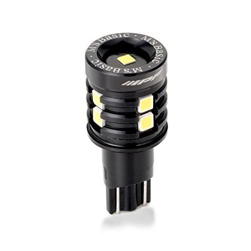 T16_1200lm 【 】 M's Basic by IPF バックランプ LED 車用 T16 1200lm 6500K ホワイト 12V用 1本入 車検対応 ノイズ対策済 プレミアムモデル 超高効率新型LED搭載 定電流回路・保護素子内蔵 AMZ-BL7