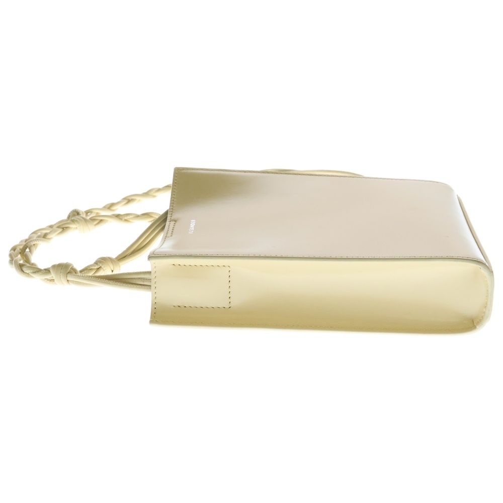 ジルサンダー ハンドバッグ レザー チャーム付 ベージュ JIL SANDER (ジルサンダー) TANGLE タングルSM ショルダーバッグ