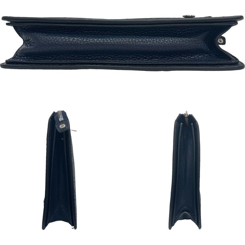 FENDI フェンディ クラッチバッグ 7VA445 AA3S ブルー パイソン メンズ  