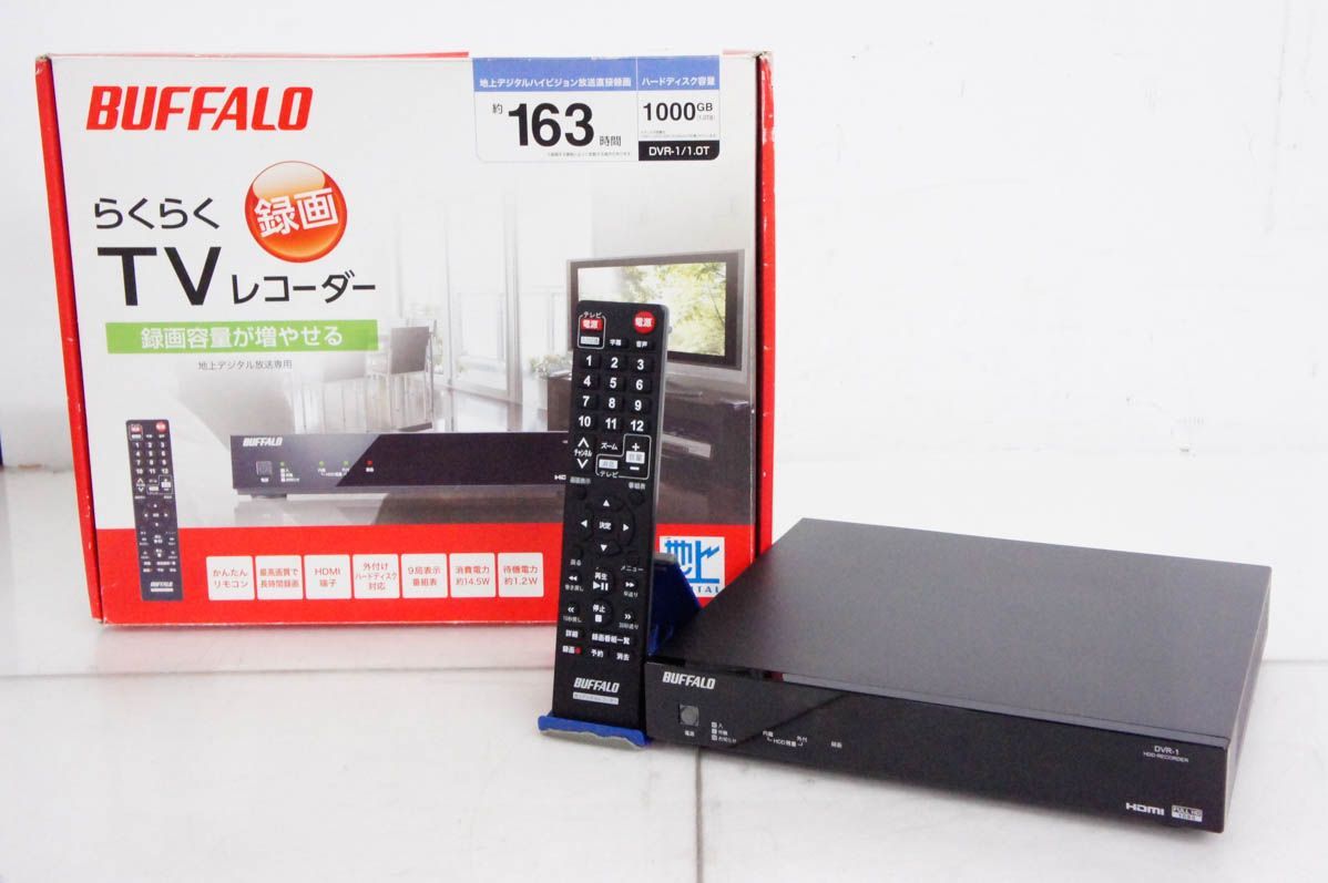 BUFFALO DVR-Z8 ゼン録レコーダー 完動品 1週間分の番組をまる