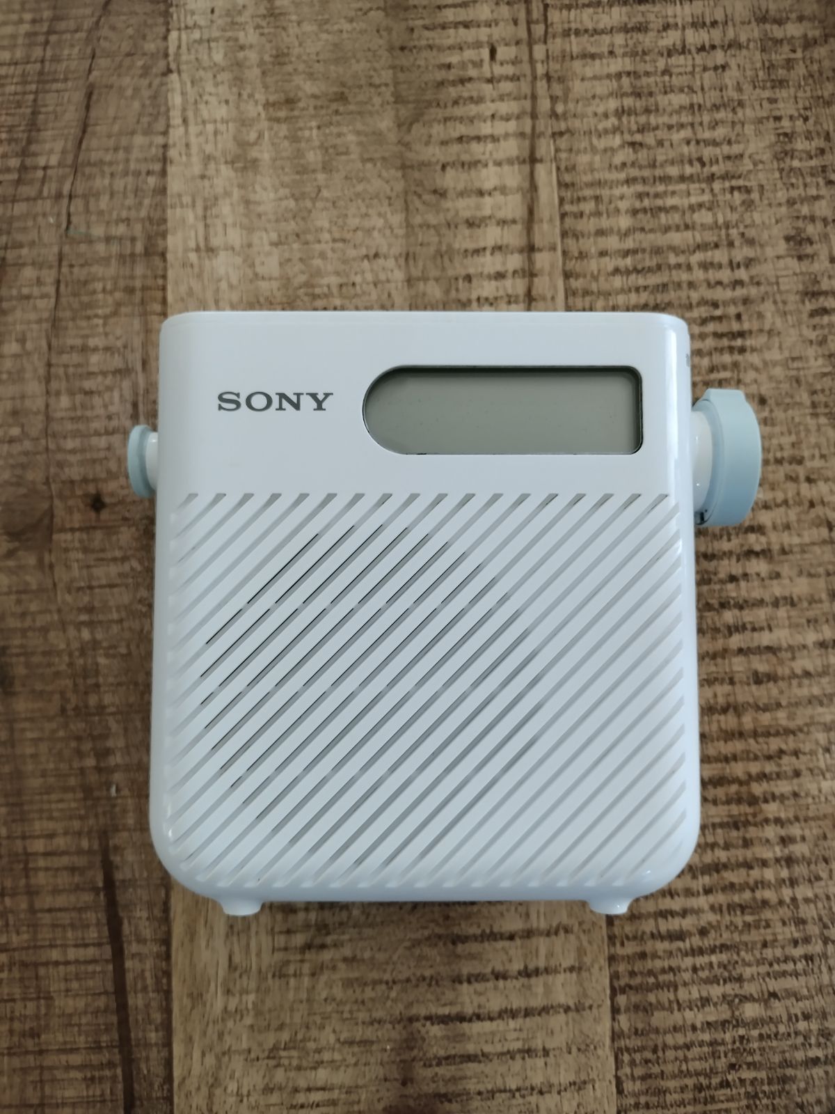 花*火様 SONY AM/ワイドFMラジオ ホワイト/水色 ICF-S80 花*火様 SONY