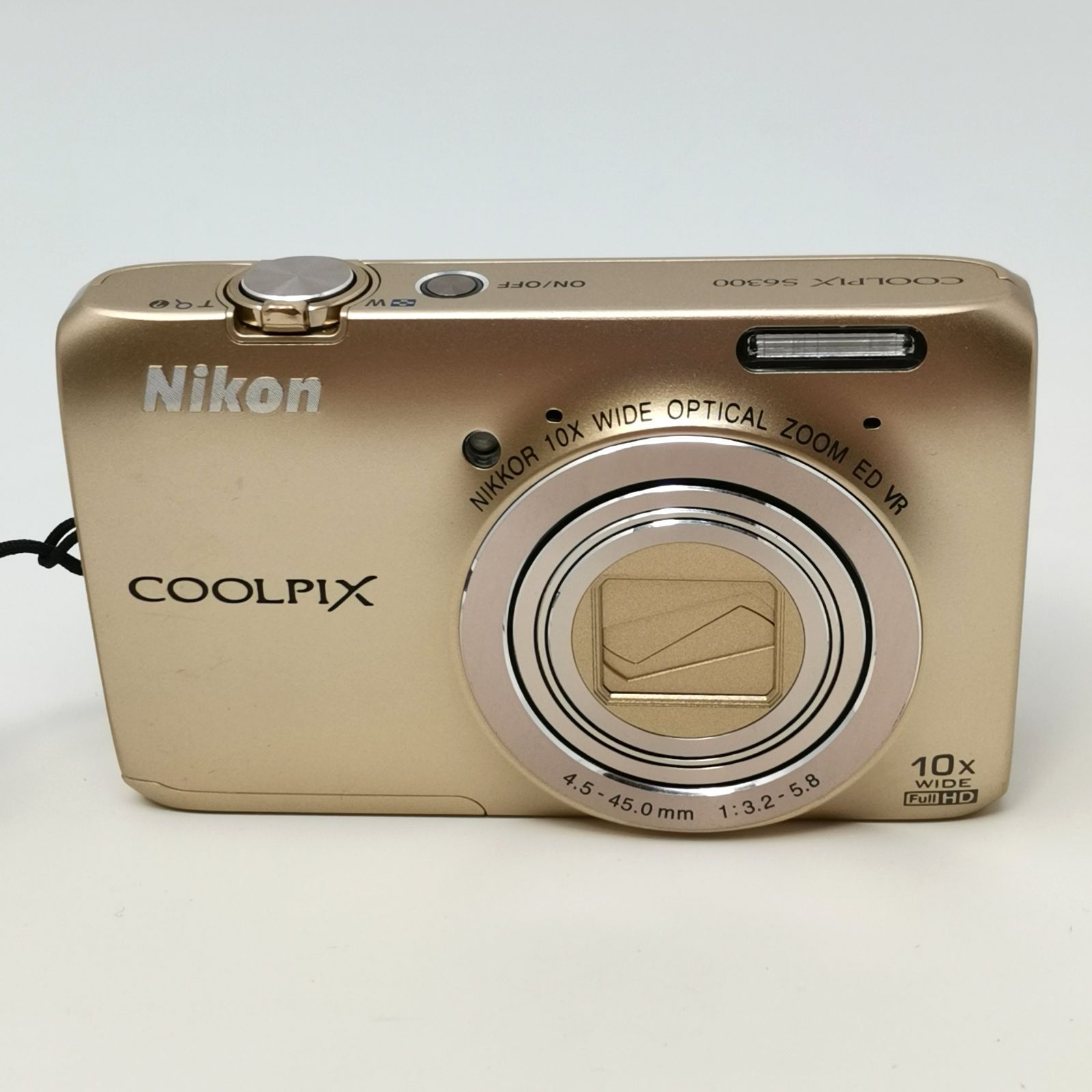 ニコン coolpix s6300 ゴールド 動作確認済み デジタルカメラ 箱