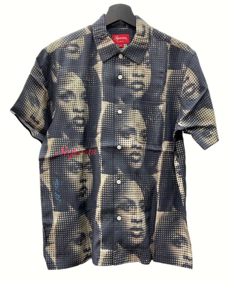 シュプリーム SUPREME 22SS リルキム LIL KIM S/S SHIRT 半袖 カラーシャツ フロントボタン 総柄 タン 半袖シャツ  プリント グレー Sサイズ 104MT-210 - メルカリ