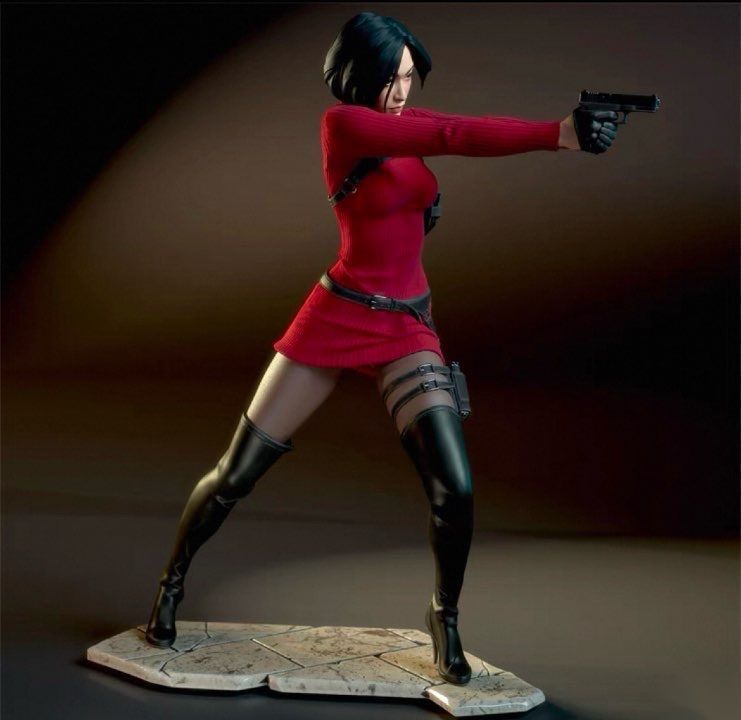 1/8 フィギュア ガレージキット 未塗装 エイダ・ウォン biohazard 22cm