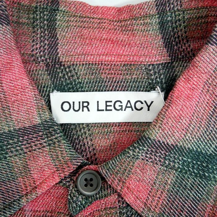 OUR LEGACY アワーレガシー 23SS BORROWED SHIRT チェックシャツ