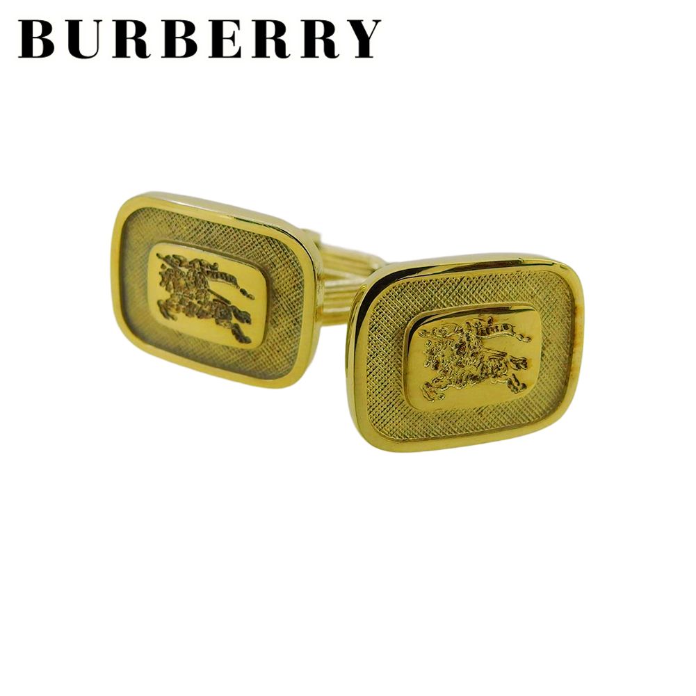 【X'masセール★30%OFF】バーバリー BURBERRY カフスホースマーク 乗馬マーク スウィヴル式 ゴールド レディース 中古 バーバリー BURBERRY カフス ホースマーク 乗馬マーク スウィヴル式